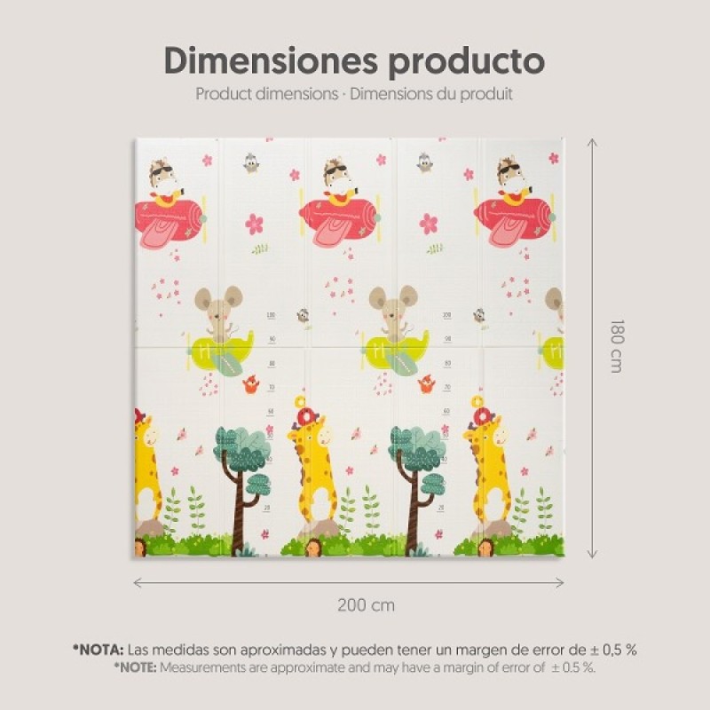 Πτυσσόμενο Χαλάκι Δραστηριοτήτων Forest 180x200cm