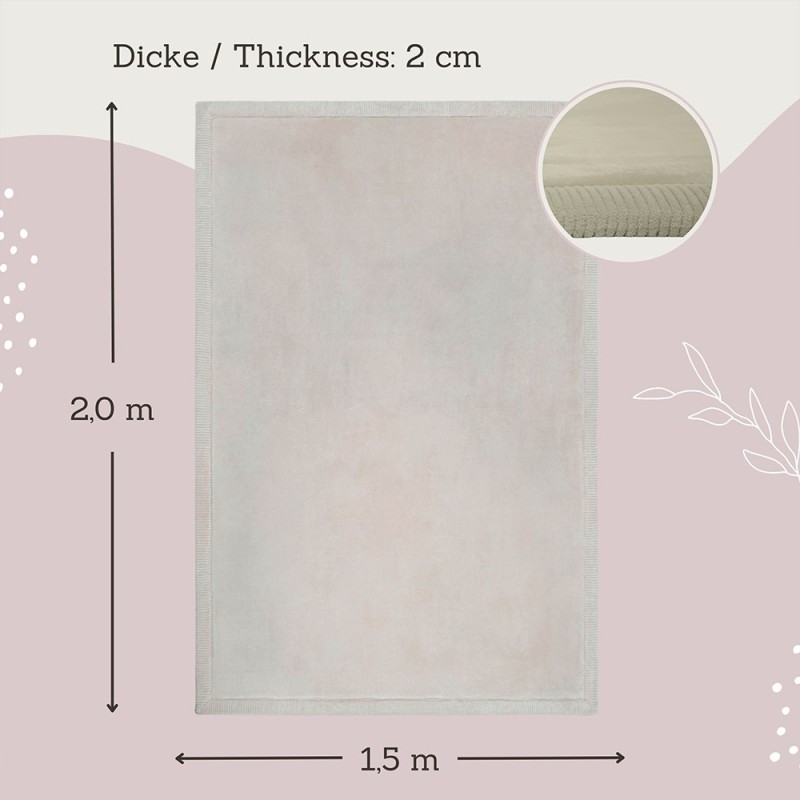 Hakuna Matte χαλί Γκρι (200 x 150 x 2.5 εκ.)