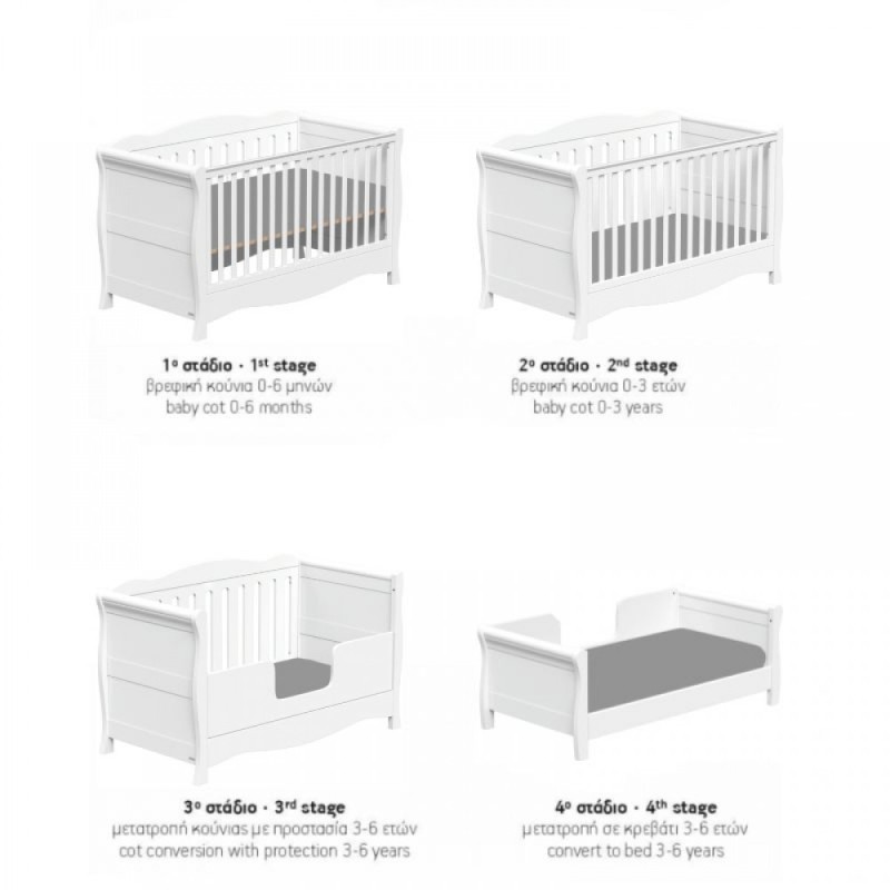 OXFORD ΚΡΕΒΑΤΙ 70x140 OXFORD ΚΡΕΒΑΤΙ 70x140