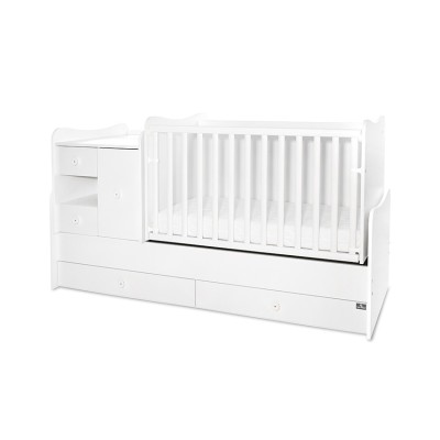 BED MINI MAX WHITE ΚΡΕΒΑΤΙ ΠΟΛΥΜΟΡΦΙΚΟ 197x83x108