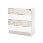DRESSER NEW WHITE/LIGHT OAK ΣΥΡΤΑΡΙΕΡΑ