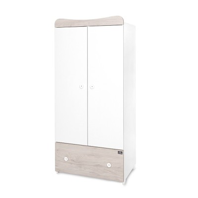 EXCLUSIVE WHITE/LIGHT OAK WARDROBE ΝΤΟΥΛΑΠΑ