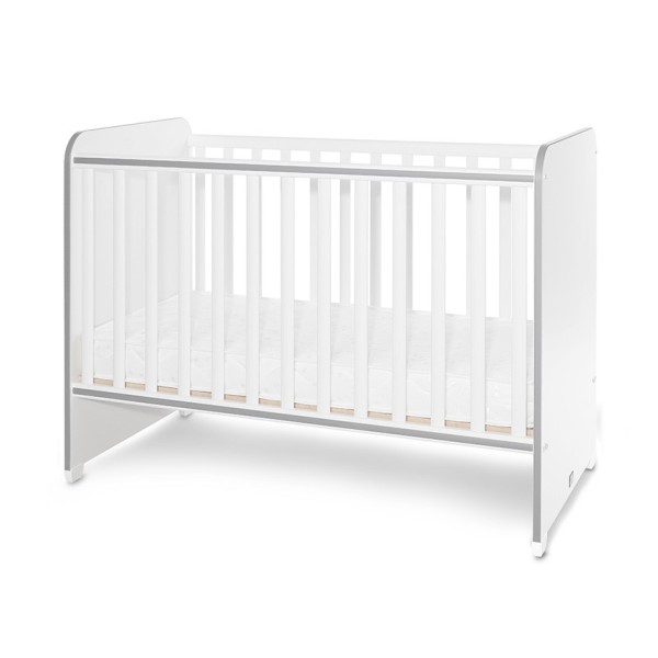 BED SWEET DREAM NEW WHITE/STONE GREY 60x120 ΚΡΕΒΑΤΙ