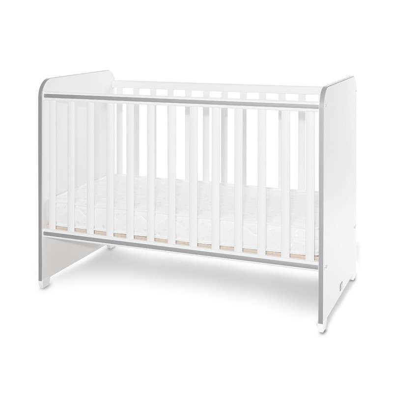 BED SWEET DREAM NEW WHITE/STONE GREY 60x120 ΚΡΕΒΑΤΙ