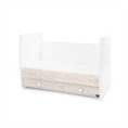 BED DREAM NEW WHITE/LIGHT OAK 70x140 ΚΡΕΒΑΤΙ ΠΟΛΥΜΟΡΦΙΚΟ