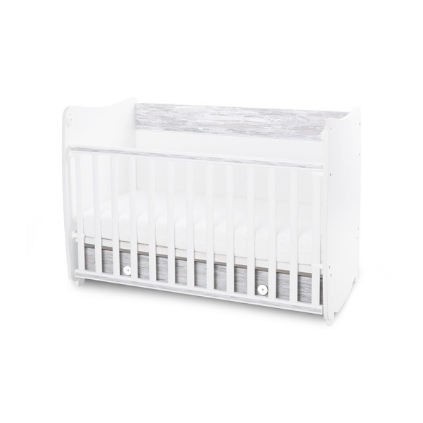 BED DREAM NEW WHITE/ARTWOOD 70x140 ΚΡΕΒΑΤΙ ΠΟΛΥΜΟΡΦΙΚΟ