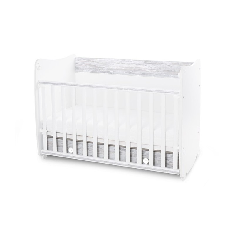 BED DREAM NEW WHITE/ARTWOOD 70x140 ΚΡΕΒΑΤΙ ΠΟΛΥΜΟΡΦΙΚΟ