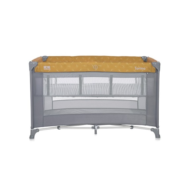 TORINO 2 LAYERS LEMON CURRY FLEMON CURRY FLORAL BABY COT ΠΑΡΚΟΚΡ