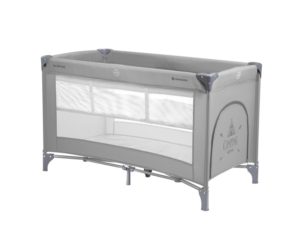 SO GIFTED GREY 2023 BABY COT 2 LEVELS ΠΑΡΚΟΚΡΕΒΑΤΟ