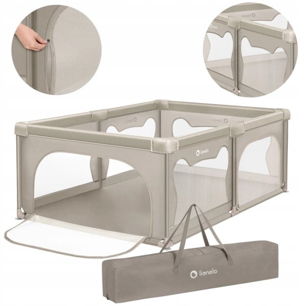 Lionelo Willow Πάρκο beige Congrete 187x127cm