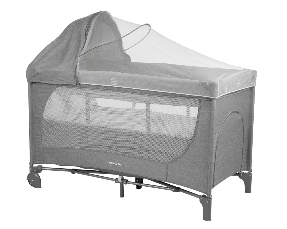 PromoBaby cot 2 levels Medley PLUS Grey