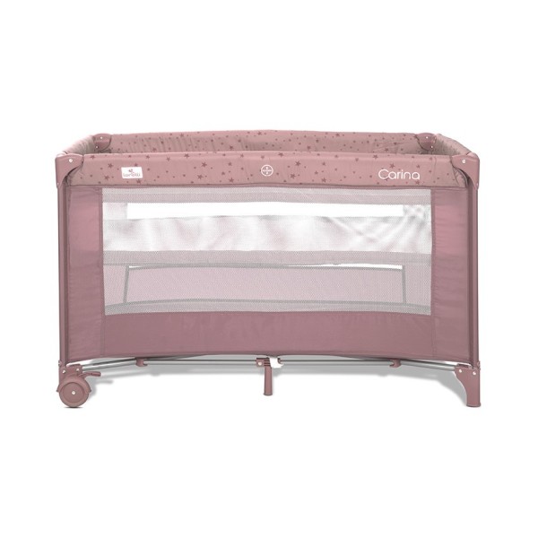 ΠΑΡΚΟΚΡΕΒΑΤΟ CARINA 2 LAYERS PINK STARS