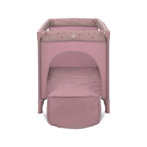 ΠΑΡΚΟΚΡΕΒΑΤΟ CARINA 2 LAYERS PINK STARS ΠΑΡΚΟΚΡΕΒΑΤΟ CARINA 2 LAYERS PINK STARS