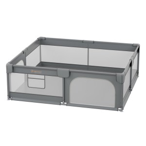 ΠΑΡΚΟΚΡΕΒΑΤΟ ΟΡΘΟΓΩΝΙΟ 180Χ200 PLAYZEN GREY
