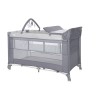 BABY COT TORINO 2LAYERS PLUS GREY STRIPED ELEMENTS