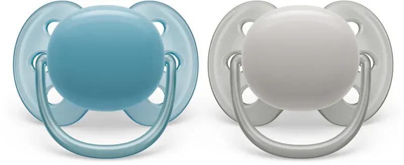 SCF091/17 ΠΙΠΙΛΑ ULTRA SOFT 6-18M 2ΤΜΧ ΣΙΛ/ΝΗΣ SOOTHER BOY X2