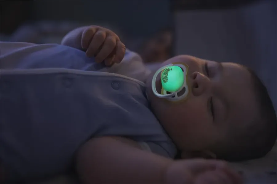 Σετ 2 πιπίλες νυκτός Philips Avent Ultra Air Nighttime 0-6m SCF376/25