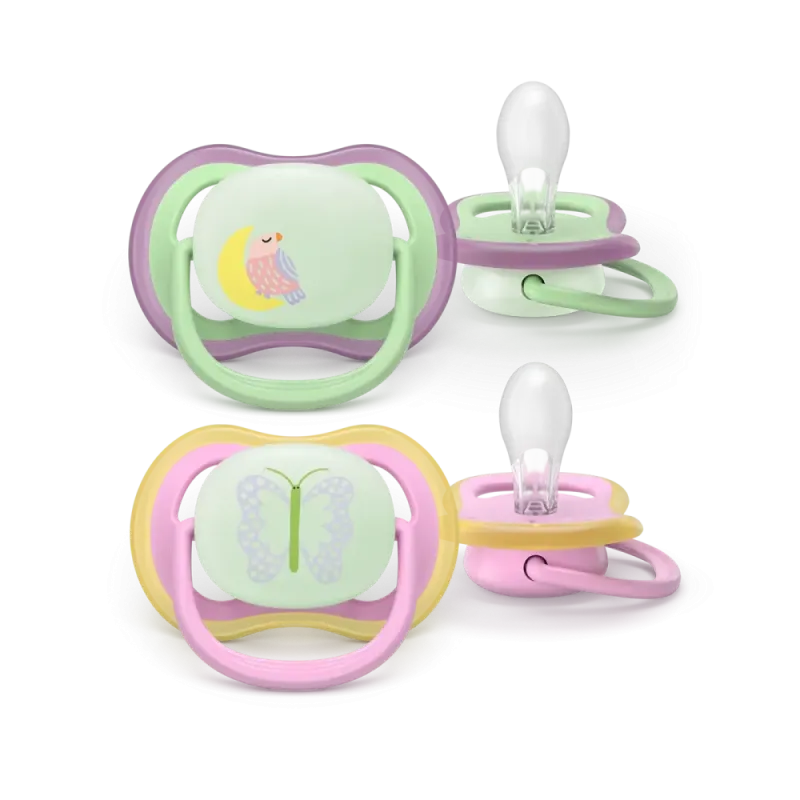 Σετ 2 πιπίλες νυκτός Philips Avent Ultra Air Nighttime 6-18m SCF376/29 Σετ 2 πιπίλες νυκτός Philips Avent Ultra Air Nighttime 6-18m SCF376/29