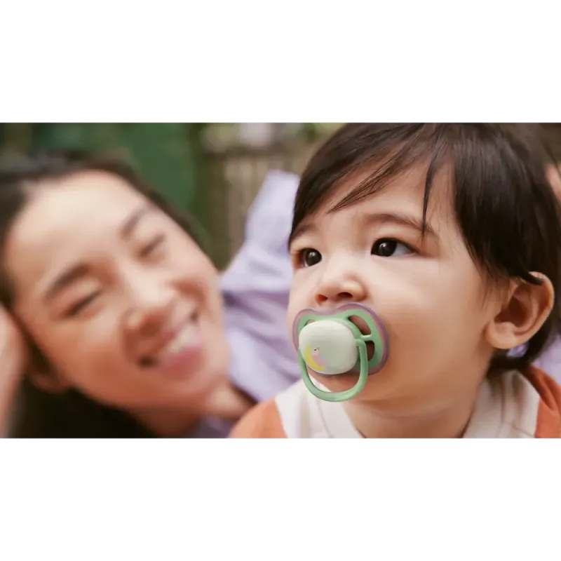 Σετ 2 πιπίλες νυκτός Philips Avent Ultra Air Nighttime 6-18m SCF376/29 Σετ 2 πιπίλες νυκτός Philips Avent Ultra Air Nighttime 6-18m SCF376/29