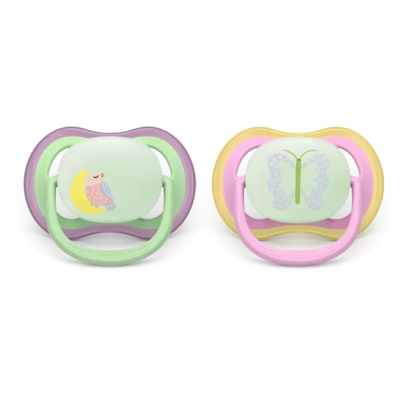 Σετ 2 πιπίλες νυκτός Philips Avent Ultra Air Nighttime 6-18m SCF376/29 Σετ 2 πιπίλες νυκτός Philips Avent Ultra Air Nighttime 6-18m SCF376/29