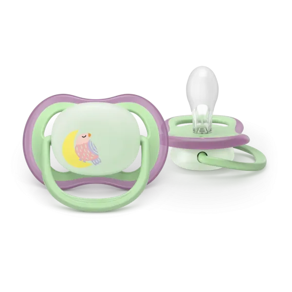Σετ 2 πιπίλες νυκτός Philips Avent Ultra Air Nighttime 6-18m SCF376/29