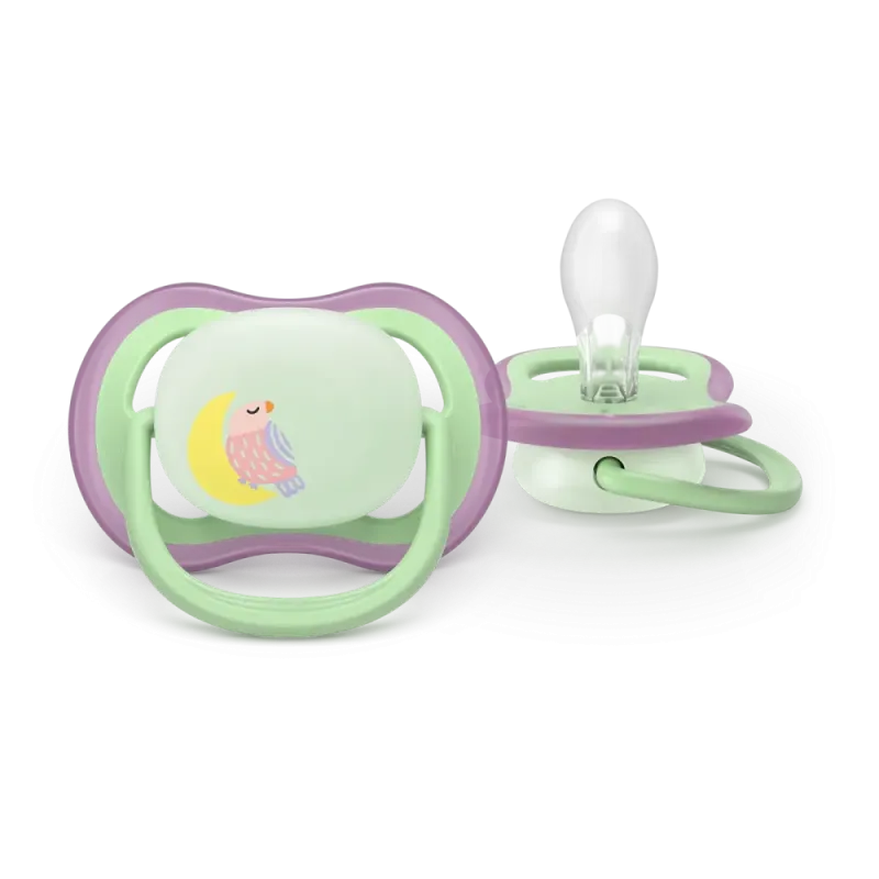 Σετ 2 πιπίλες νυκτός Philips Avent Ultra Air Nighttime 6-18m SCF376/29 Σετ 2 πιπίλες νυκτός Philips Avent Ultra Air Nighttime 6-18m SCF376/29