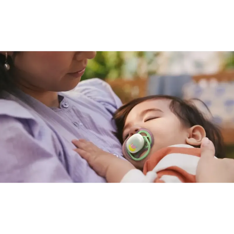 Σετ 2 πιπίλες νυκτός Philips Avent Ultra Air Nighttime 6-18m SCF376/29 Σετ 2 πιπίλες νυκτός Philips Avent Ultra Air Nighttime 6-18m SCF376/29