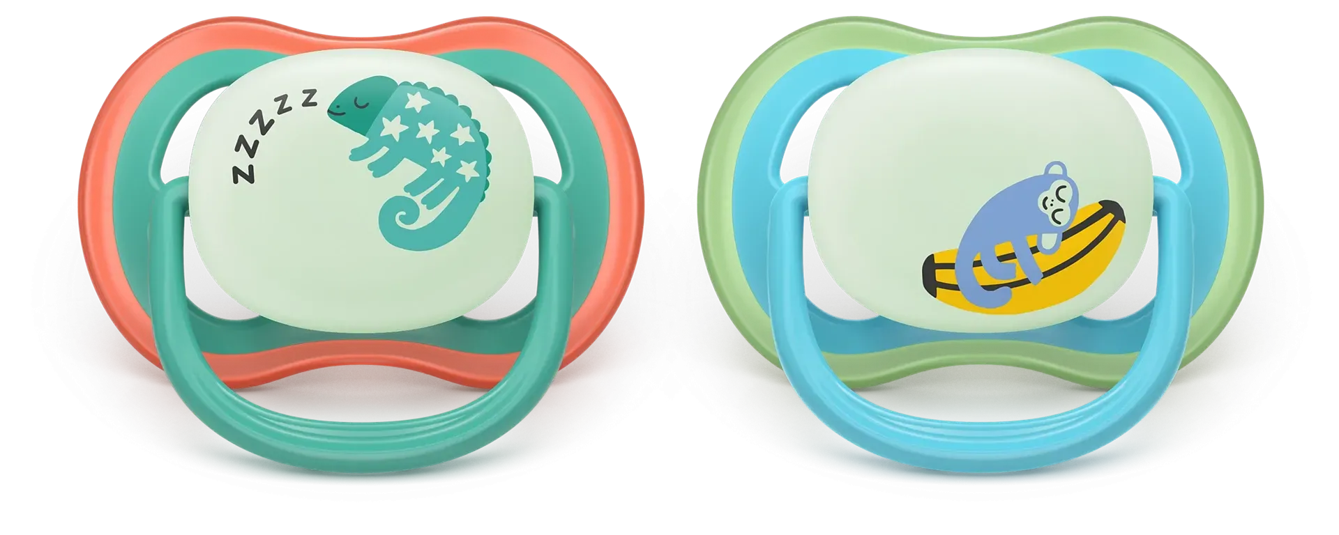 Σετ 2 πιπίλες νυκτός Philips Avent Ultra Air Nighttime 6-18m SCF376/28 Σετ 2 πιπίλες νυκτός Philips Avent Ultra Air Nighttime 6-18m SCF376/28