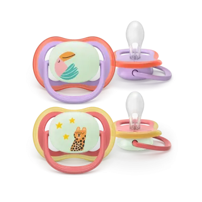 Σετ 2 πιπίλες νυκτός Philips Avent Ultra Air Nighttime 18m+ SCF376/33