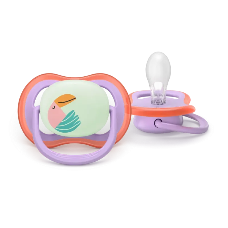 Σετ 2 πιπίλες νυκτός Philips Avent Ultra Air Nighttime 18m+ SCF376/33 Σετ 2 πιπίλες νυκτός Philips Avent Ultra Air Nighttime 18m+ SCF376/33