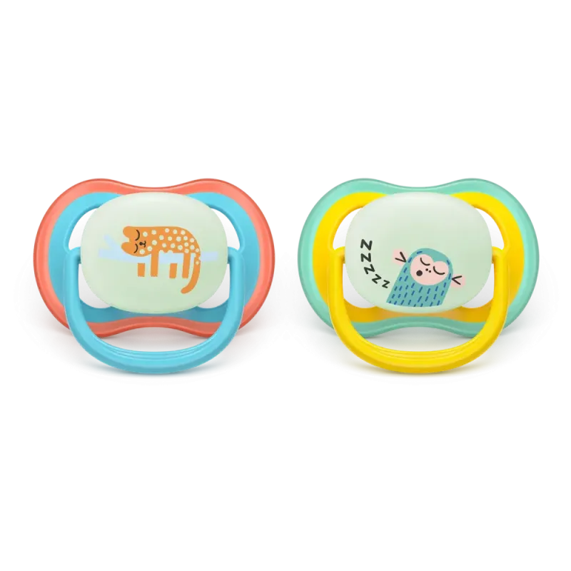 Σετ 2 πιπίλες νυκτός Philips Avent Ultra Air Nighttime 18m+ SCF376/32 Σετ 2 πιπίλες νυκτός Philips Avent Ultra Air Nighttime 18m+ SCF376/32