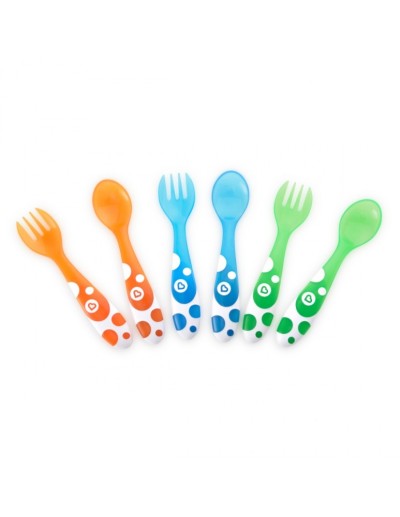 Multi-Coloured forks&spoons ΠΙΡΟΥΝΙΑ&ΚΟΥΤΑΛΙΑ 6ΤΜΧ Munchkin