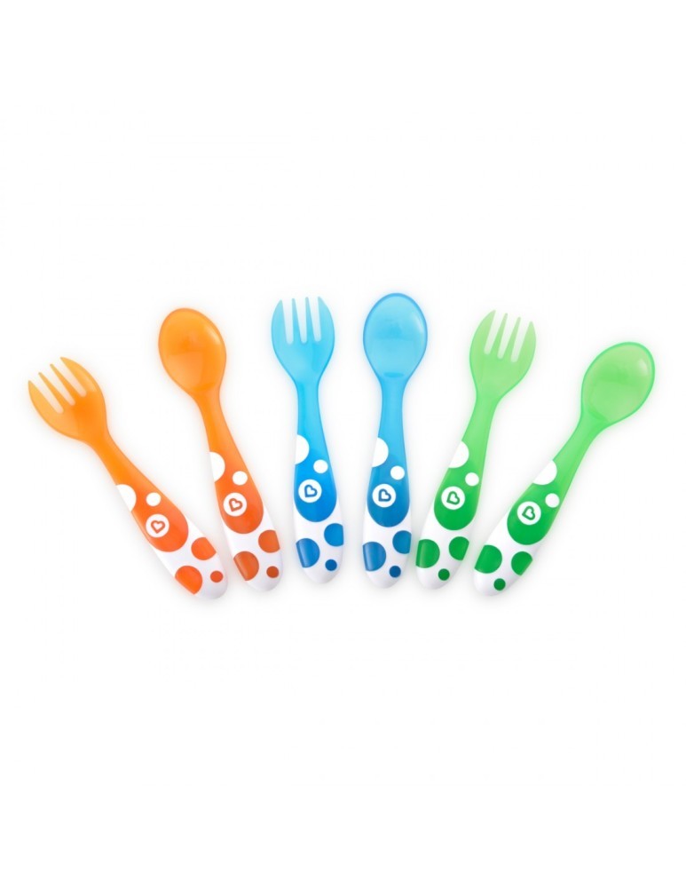 Multi-Coloured forks&spoons ΠΙΡΟΥΝΙΑ&ΚΟΥΤΑΛΙΑ 6ΤΜΧ Munchkin