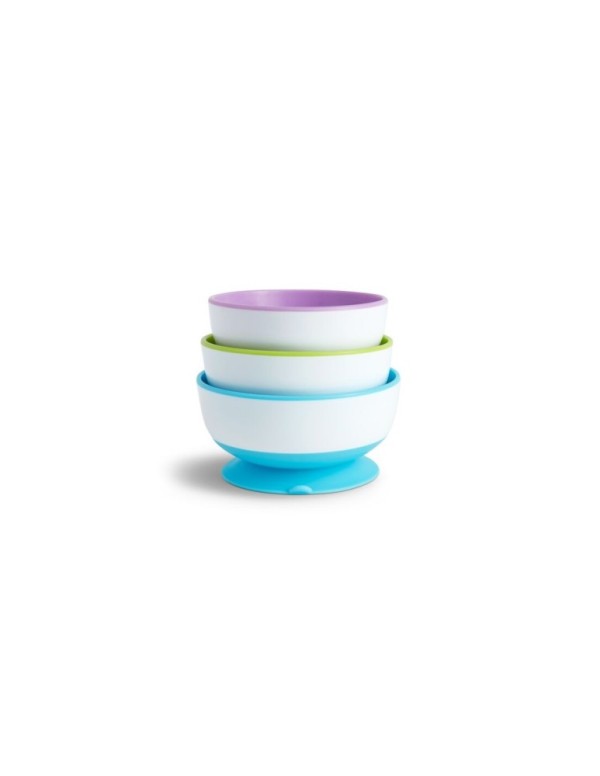 Stay-Put Suction Bowls ΜΠΟΛ 3ΤΜΧ Munchkin