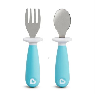 RAISE TODDLER FORK & SPOON ΣΕΤ ΠΙΡΟΥΝΙ & ΚΟΥΤΑΛΙ 3 ΧΡΩΜΑΤΑ MUNCH