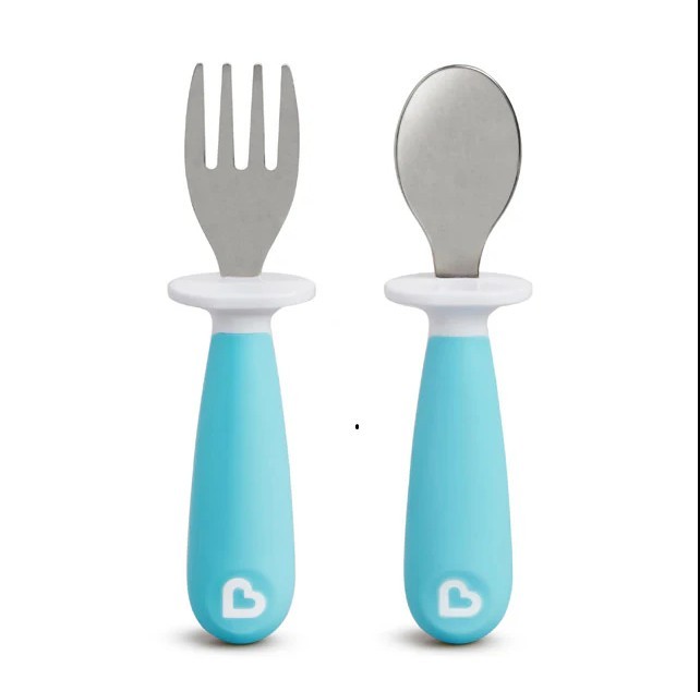 RAISE TODDLER FORK & SPOON ΣΕΤ ΠΙΡΟΥΝΙ & ΚΟΥΤΑΛΙ 3 ΧΡΩΜΑΤΑ MUNCH