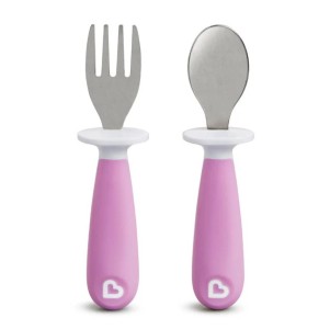 RAISE TODDLER FORK & SPOON ΣΕΤ ΠΙΡΟΥΝΙ & ΚΟΥΤΑΛΙ 3 ΧΡΩΜΑΤΑ MUNCH