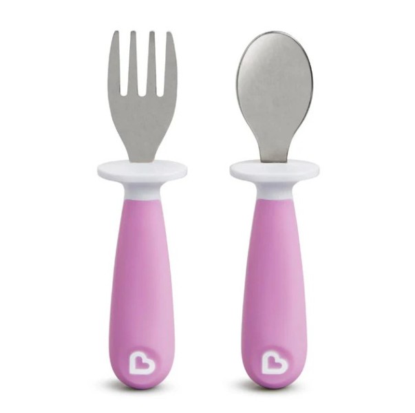 RAISE TODDLER FORK & SPOON ΣΕΤ ΠΙΡΟΥΝΙ & ΚΟΥΤΑΛΙ 3 ΧΡΩΜΑΤΑ MUNCH