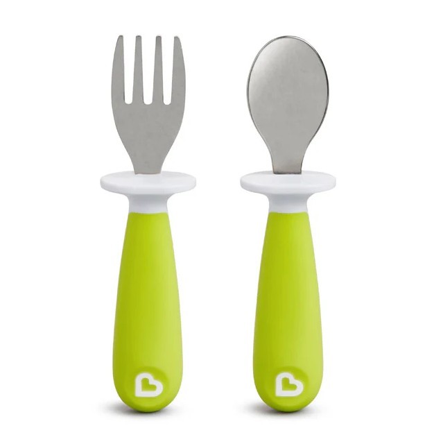 RAISE TODDLER FORK & SPOON ΣΕΤ ΠΙΡΟΥΝΙ & ΚΟΥΤΑΛΙ 3 ΧΡΩΜΑΤΑ MUNCH