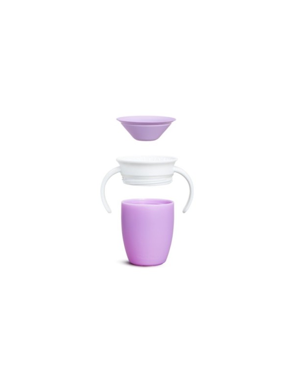MIRACLE 360° TRAINER CUP PURPLE 207ml ΕΚΠΑΙΔΕΥΤΙΚΟ ΚΥΠΕΛΛΟ MUNCH