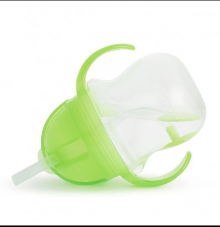 Munchkin Παιδικό ποτήρι με καλαμάκι Tip & Sip Πράσινο 207ml