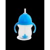 Munchkin Παιδικό ποτήρι με καλαμάκι Tip & Sip Μπλε 207ml
