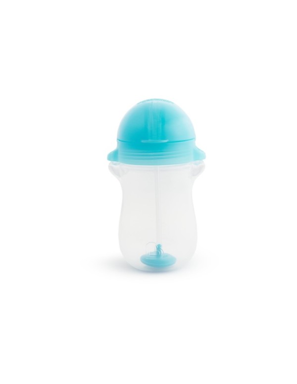 Παιδικό ποτήρι με καλαμάκι Munchkin Tip & Sip Tall 296ml Μπλε