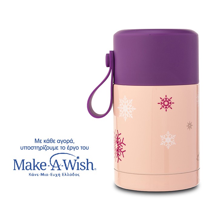 ΔΟΧΕΙΟ ΦΑΓΗΤΟΥ ΠΔ ΙΣΟΘΕΡΜΙΚΟ ΣΤΡΟΓΓΥΛΟ WE CARE ΡΟΖ 400ml