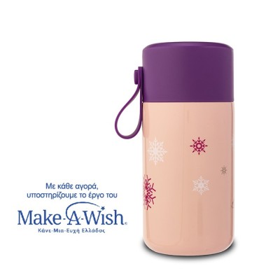 ΔΟΧΕΙΟ ΦΑΓΗΤΟΥ ΠΔ ΙΣΟΘΕΡΜΙΚΟ ΣΤΡΟΓΓΥΛΟ WE CARE ΡΟΖ 600ml