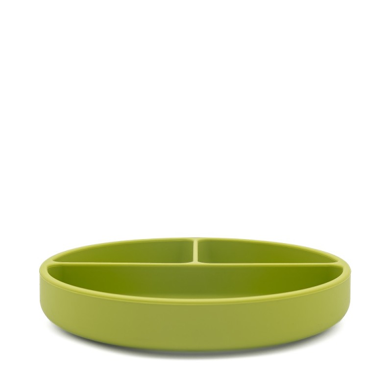 DINOSAUR πιάτο σιλικόνης LFGB με χωρίσματα Baby led weaning