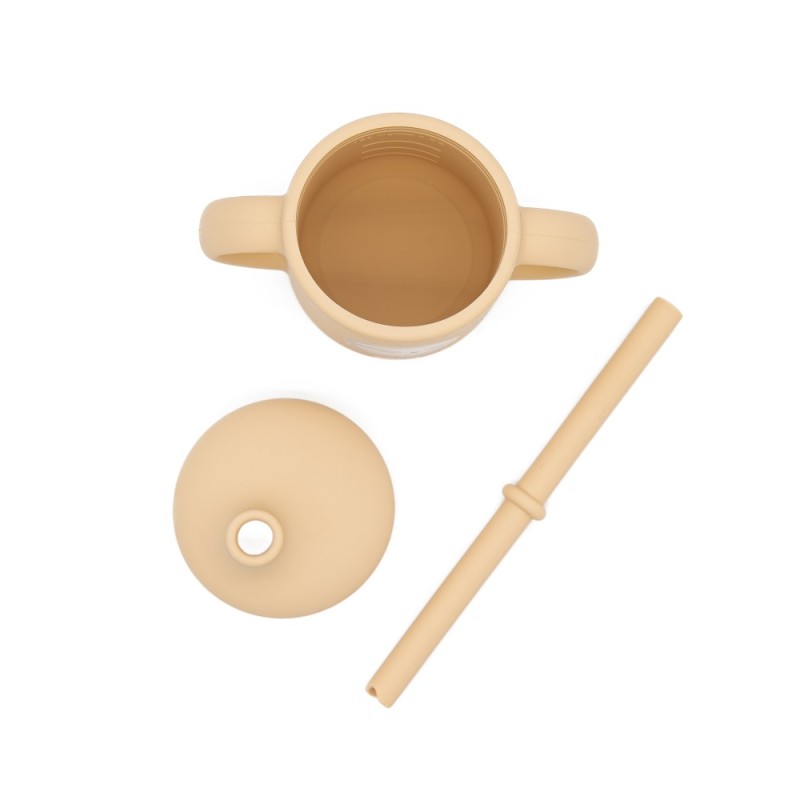 SLOTH κύπελλο σιλικόνης LFGB με καλαμάκι SLOTH κύπελλο σιλικόνης LFGB με καλαμάκι