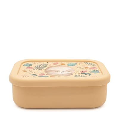 SLOTH δοχείο φαγητού σιλικόνης LFGB με χωρίσματα 650ml