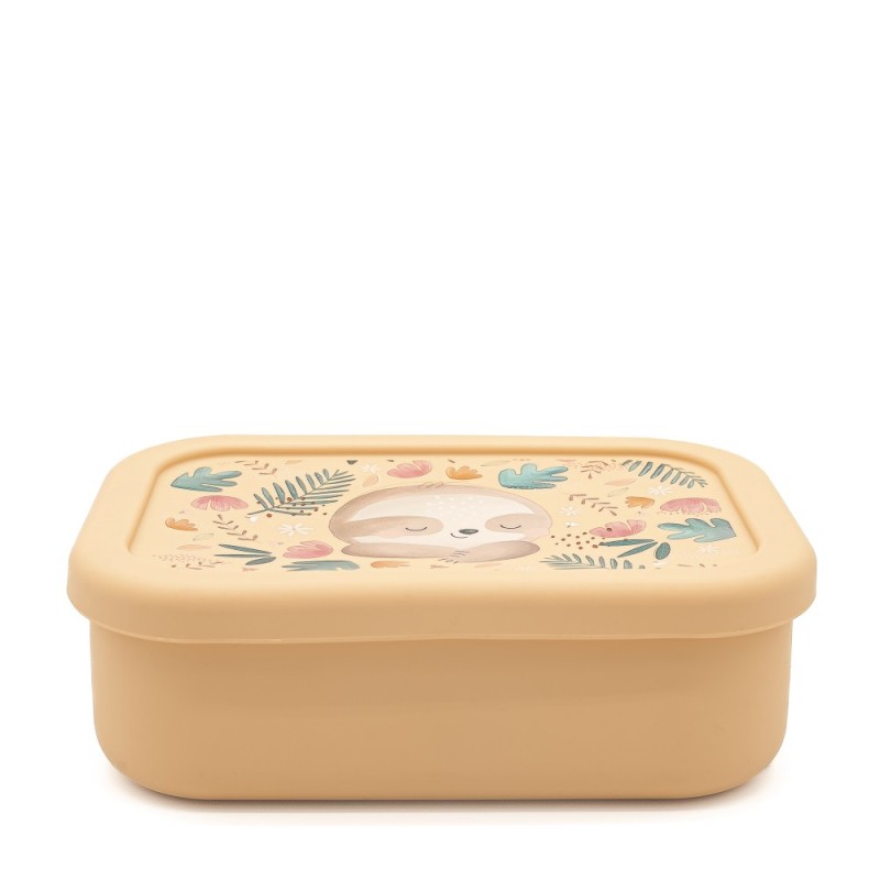 SLOTH δοχείο φαγητού σιλικόνης LFGB με χωρίσματα 650ml