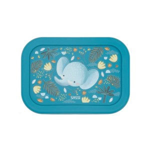 ELEPHANT δοχείο φαγητού σιλικόνης LFGB με χωρίσματα 650ml ELEPHANT δοχείο φαγητού σιλικόνης LFGB με χωρίσματα 650ml
